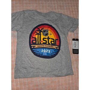 NHL Graphic T-Shirt Mens Small Grey New 2023 South Florida All Star Game Sporty